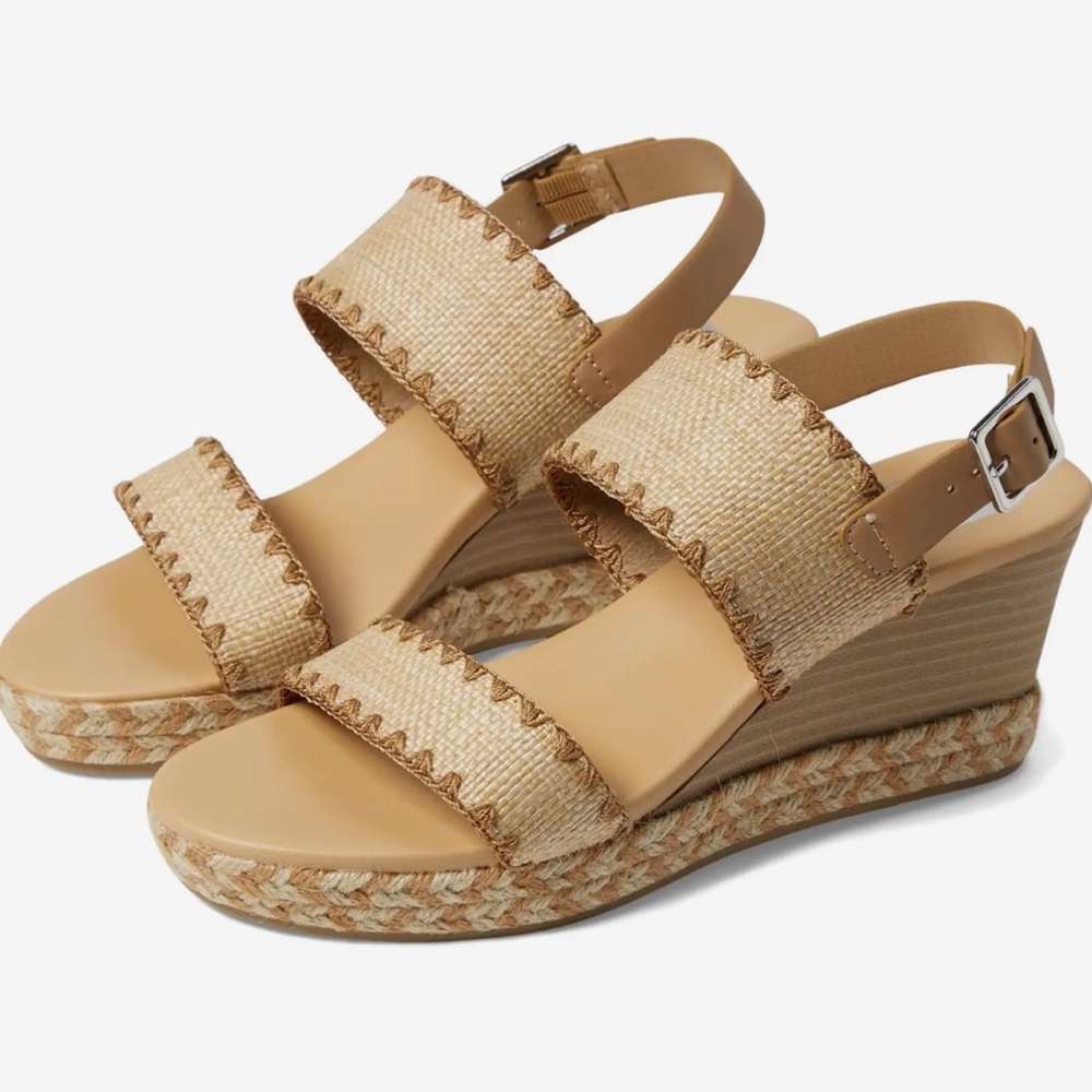 DV by Dolce Vita Enchant Women's Tan Wedge Sandals size 7.5 - Picture 2 of 16